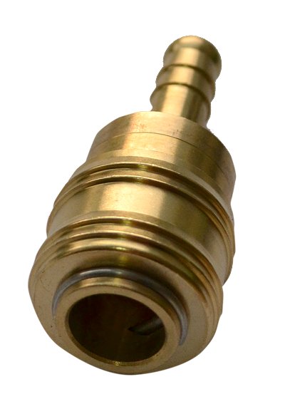 Клапан быстроразъемного соединения с "елочкой" 9 мм (10шт.)